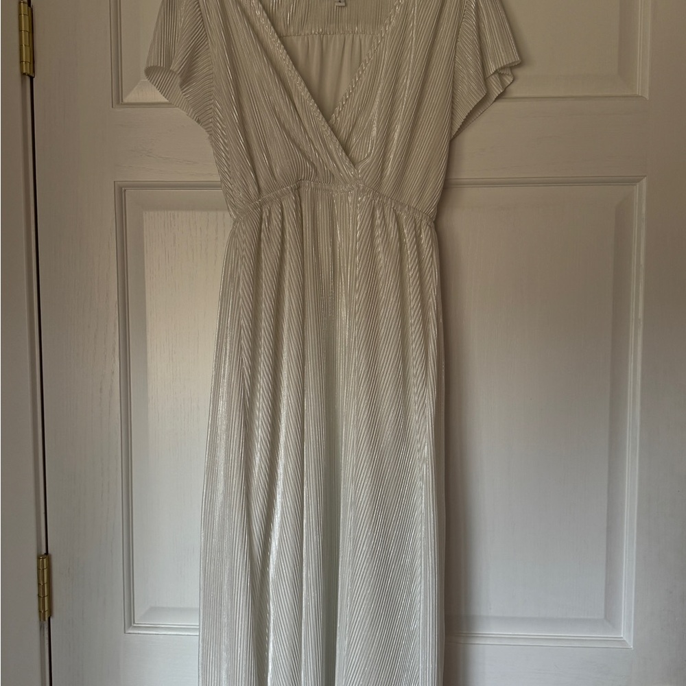 Baltic Born White Midi Dress - Small